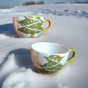 Threshold  Christmas Tree Ceramic Coffee Mugs